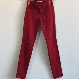 Red Rich + Skinny jeans